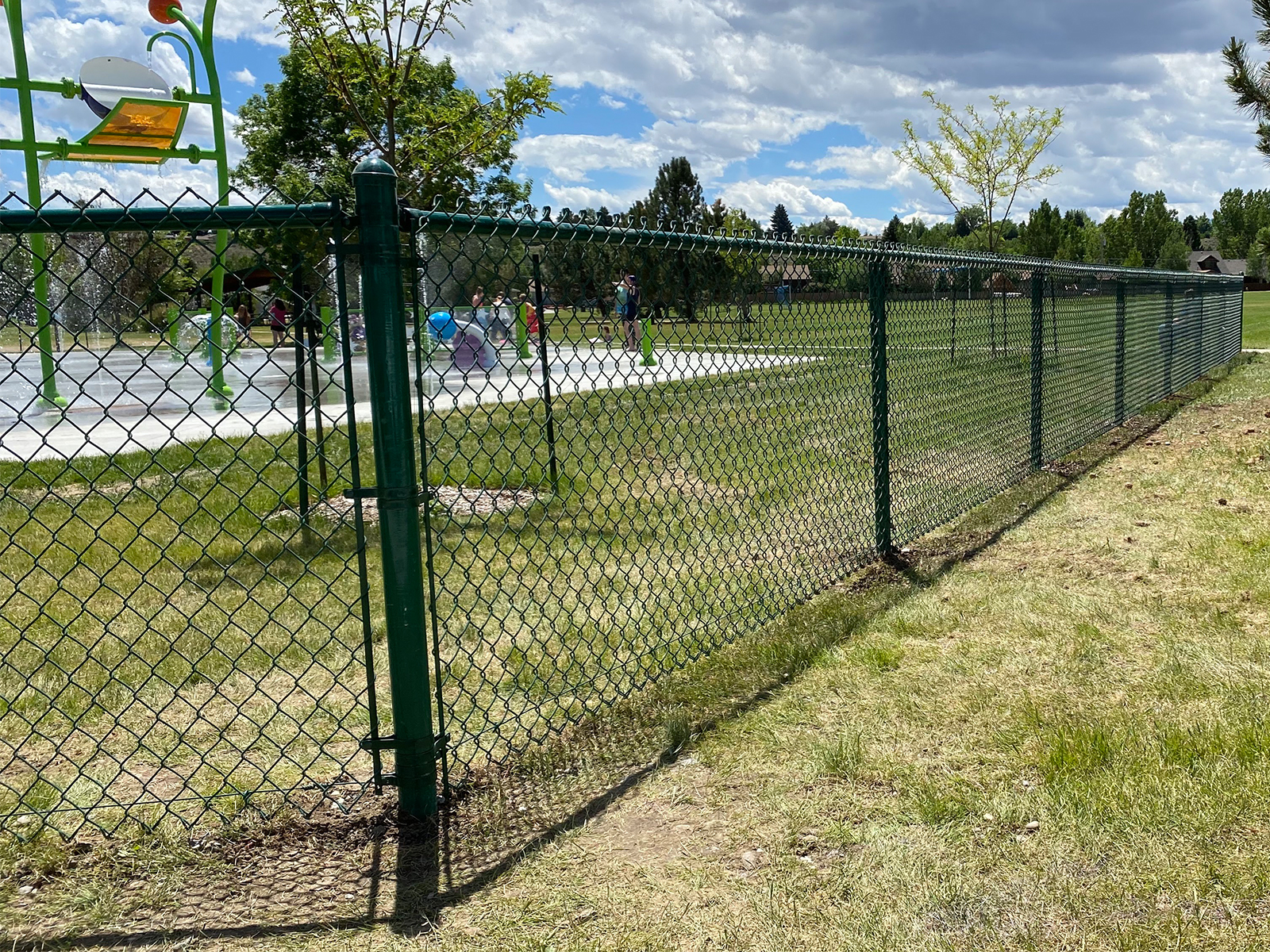 chain link fence Basin Wyoming