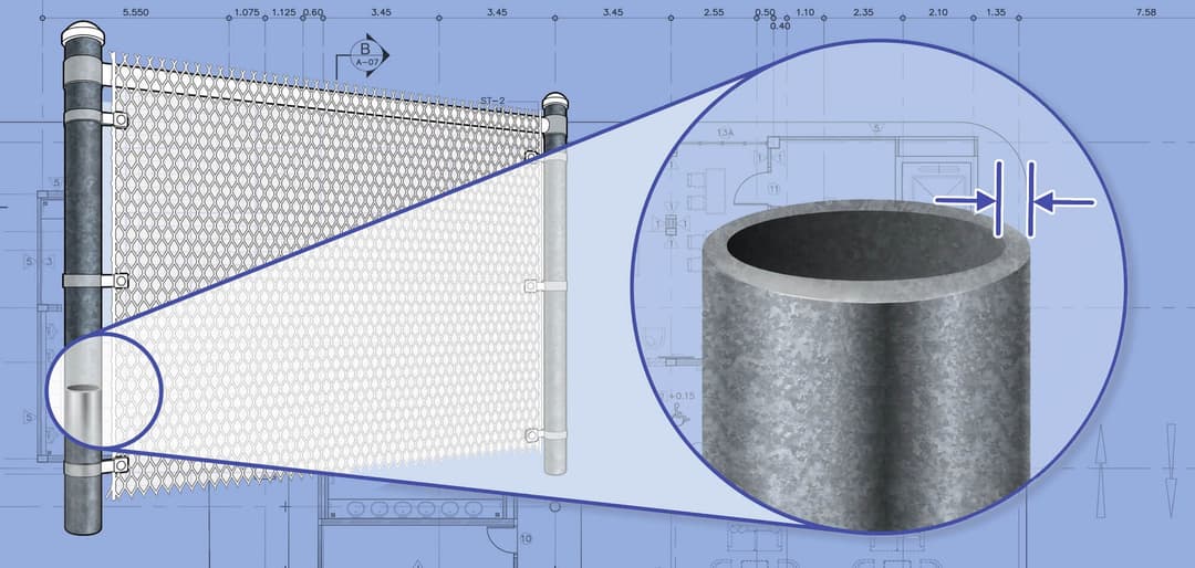Chain Link Fence Posts