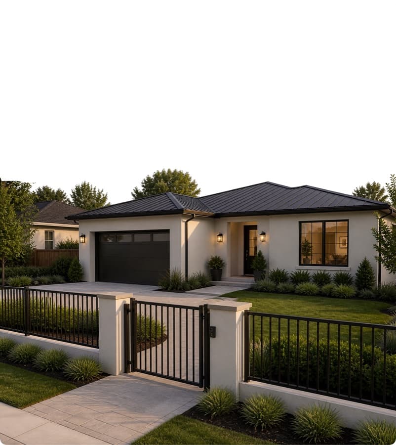 Aluminum fence
