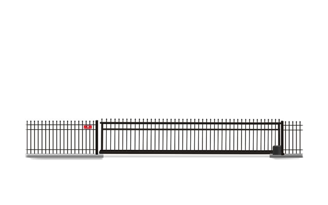 Metal Vertical Pivot Gate