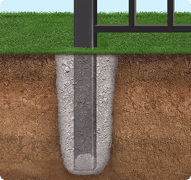 Aluminum Post Depth