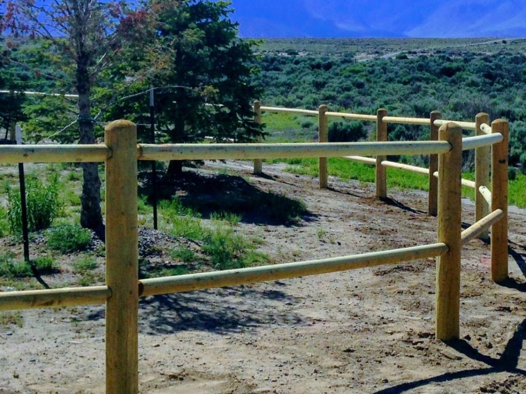 Split Rail Fence in Wyoming