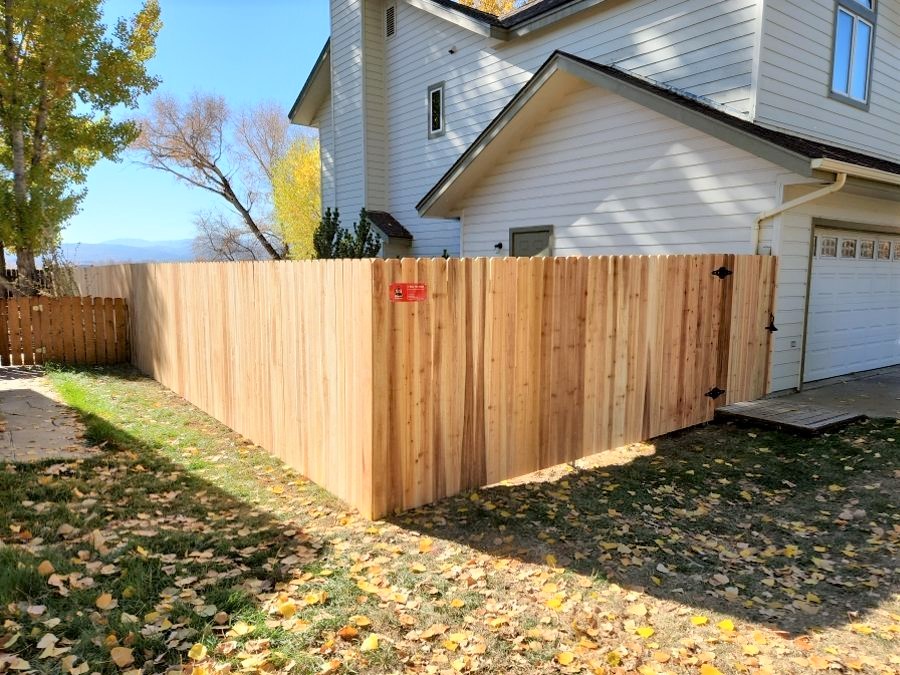 Photo of a Wood Privacy fence in Wyoming