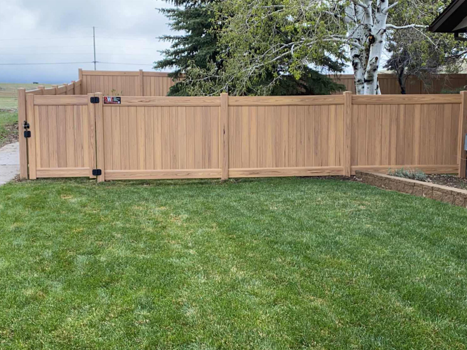 Photo of a Casper Wyoming residential fence