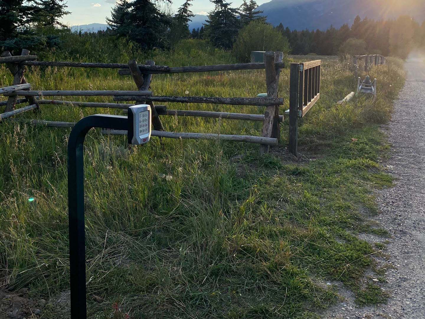 Photo of an access control system from a Casper wyoming fence company