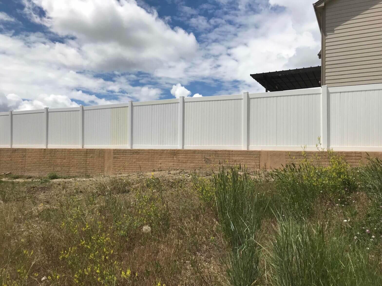 Photo of a vinyl Casper Wyoming residential fence