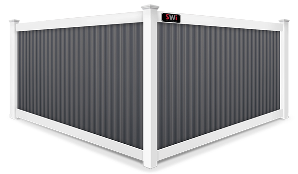 Black Metal Panel fence company in Wyoming