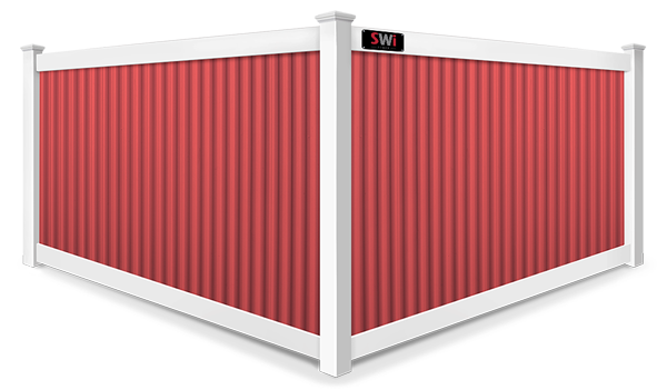 Black Metal Panel fence company in Wyoming