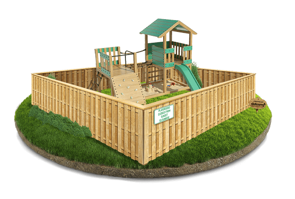 Commercial Wood fence contractor in the Wyoming area.