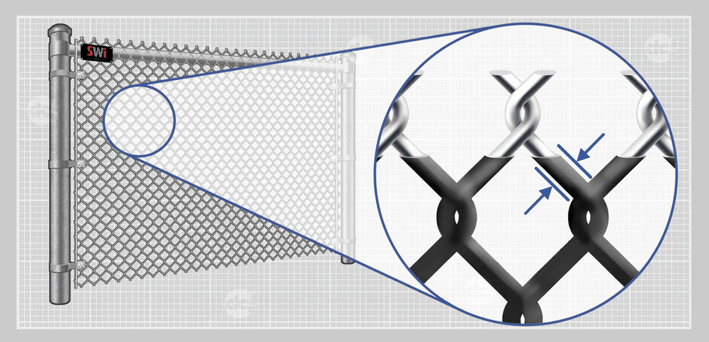 Wyoming Chain Link fence PVC-Coating