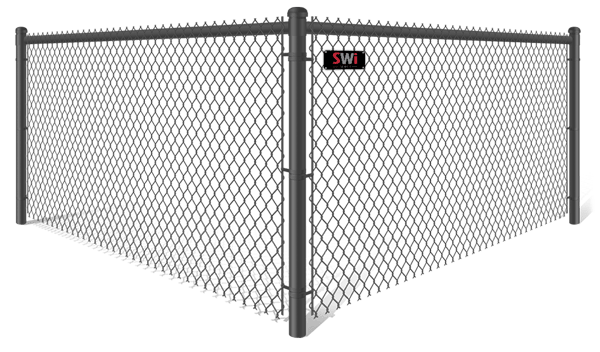 Black PVC Coated Chain Link fence contractor in Wyoming