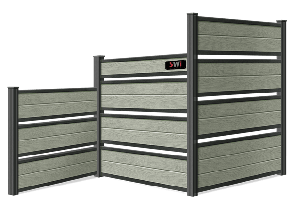 Composite fence height options Wyoming