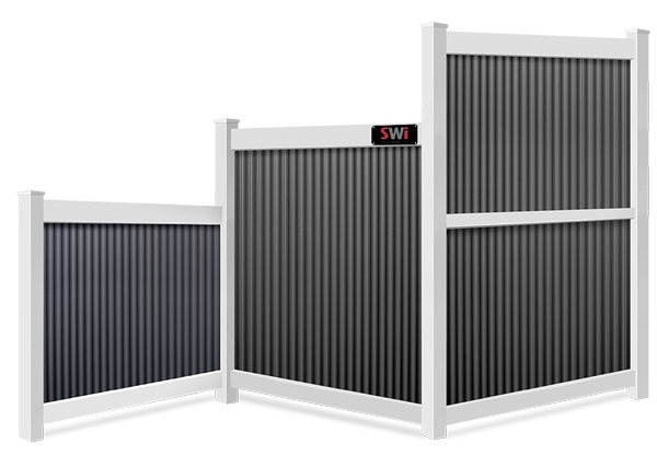 Corrugated Steel fence height options Wyoming