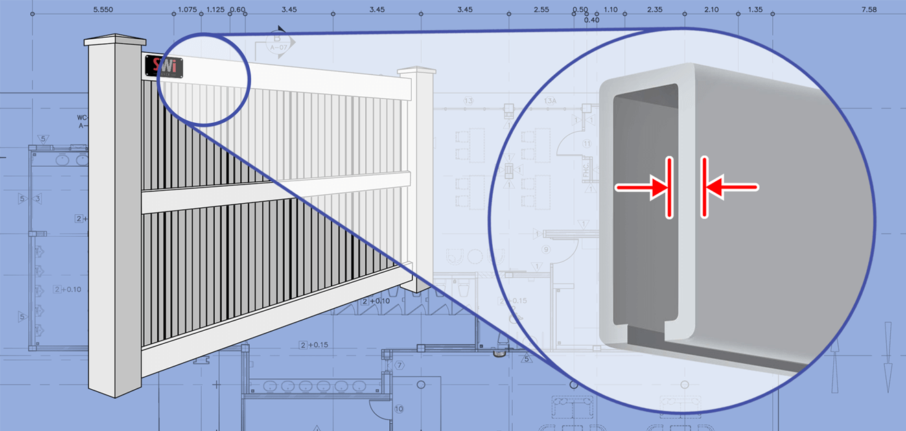 Wyoming Corrugated Steel fence Rails