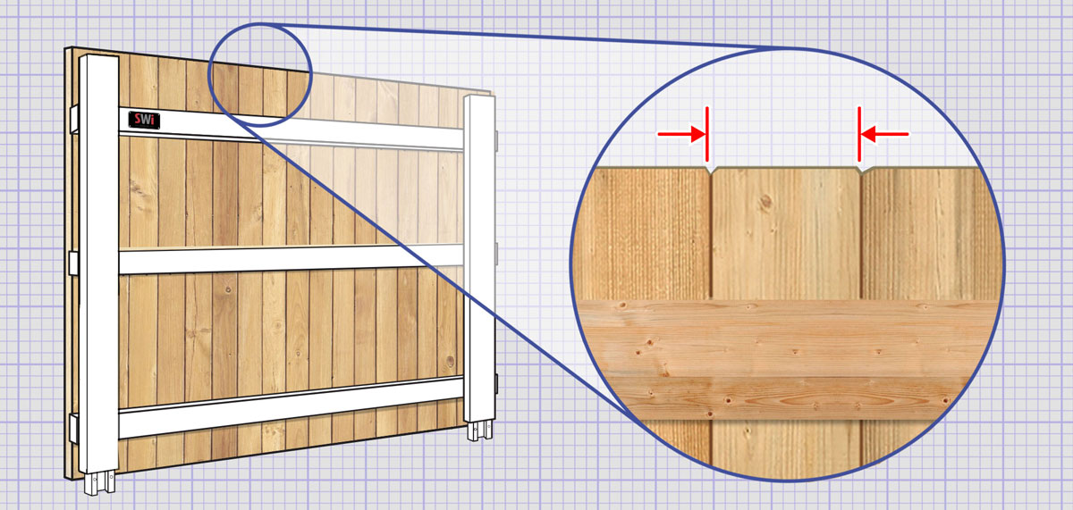 Wyoming Wood fence Pickets