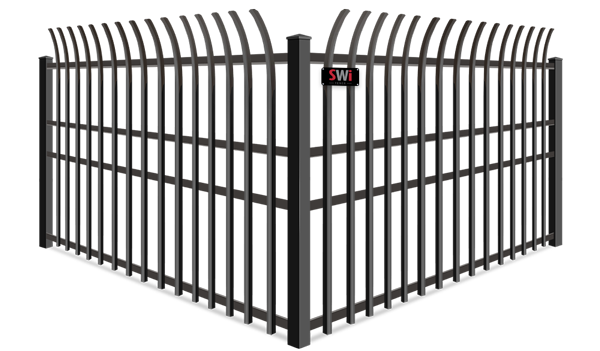 High security commercial ornamental steel fence contractor in Wyoming