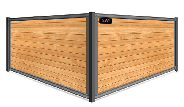 FenceTrac Privacy Wood Infill Fence Contractor in Wyoming