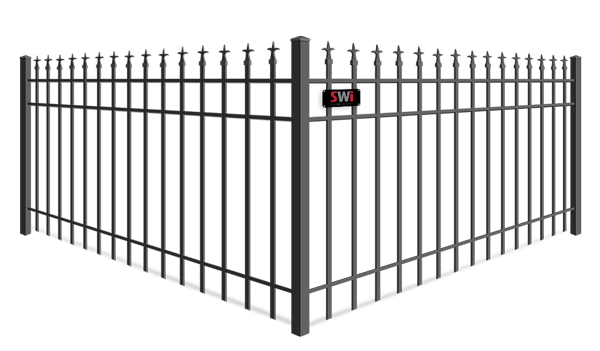 Decorative commercial ornamental iron fence company in Wyoming