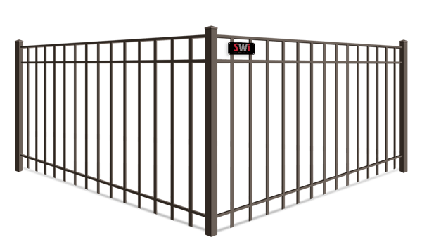 3 Rail aluminum fence company in Wyoming
