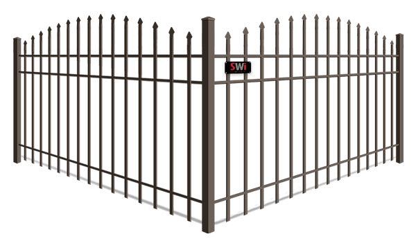 Arched Top aluminum fence company in Wyoming