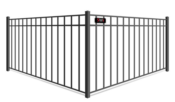 3 Rail Ornamental Steel fence company in Wyoming