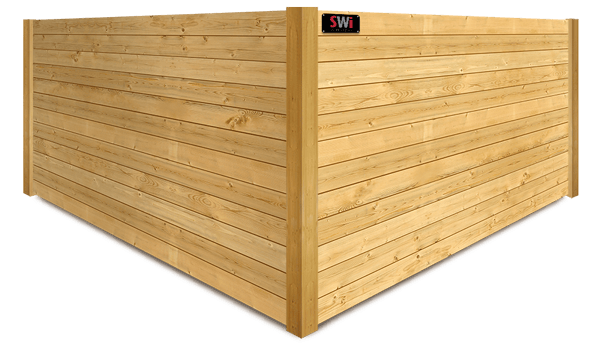 Horizontal wood fence company in Wyoming