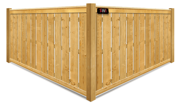 Spaced Picket wood fence company in Wyoming