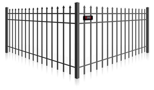Pressed Point wrought iron fence company in Wyoming