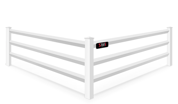 Diamond Rail vinyl fence contractor in Wyoming