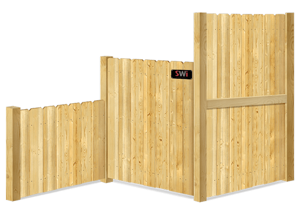 Wood fence height options Wyoming
