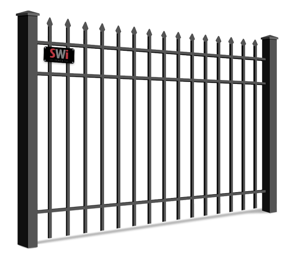 Commercial Wrought Iron fence features popular with Wyoming homeowners