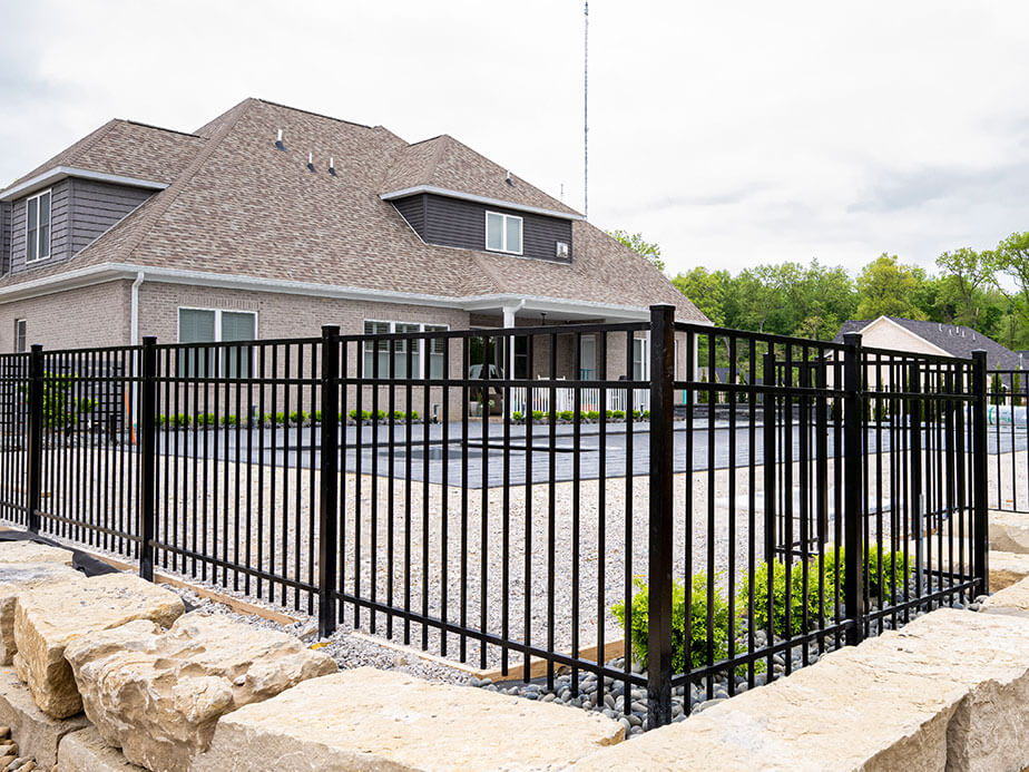 Residential fence installation in Wyoming