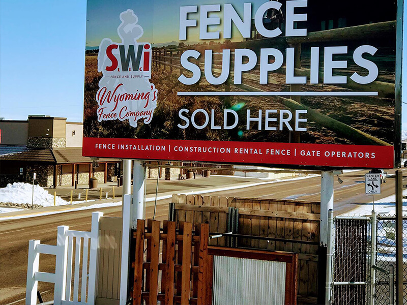 Selecting a fence in Wyoming