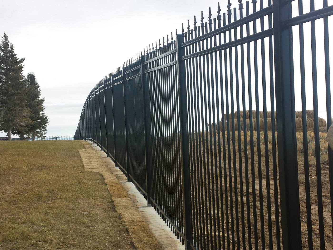Wyoming Aluminum Residential Fence Project