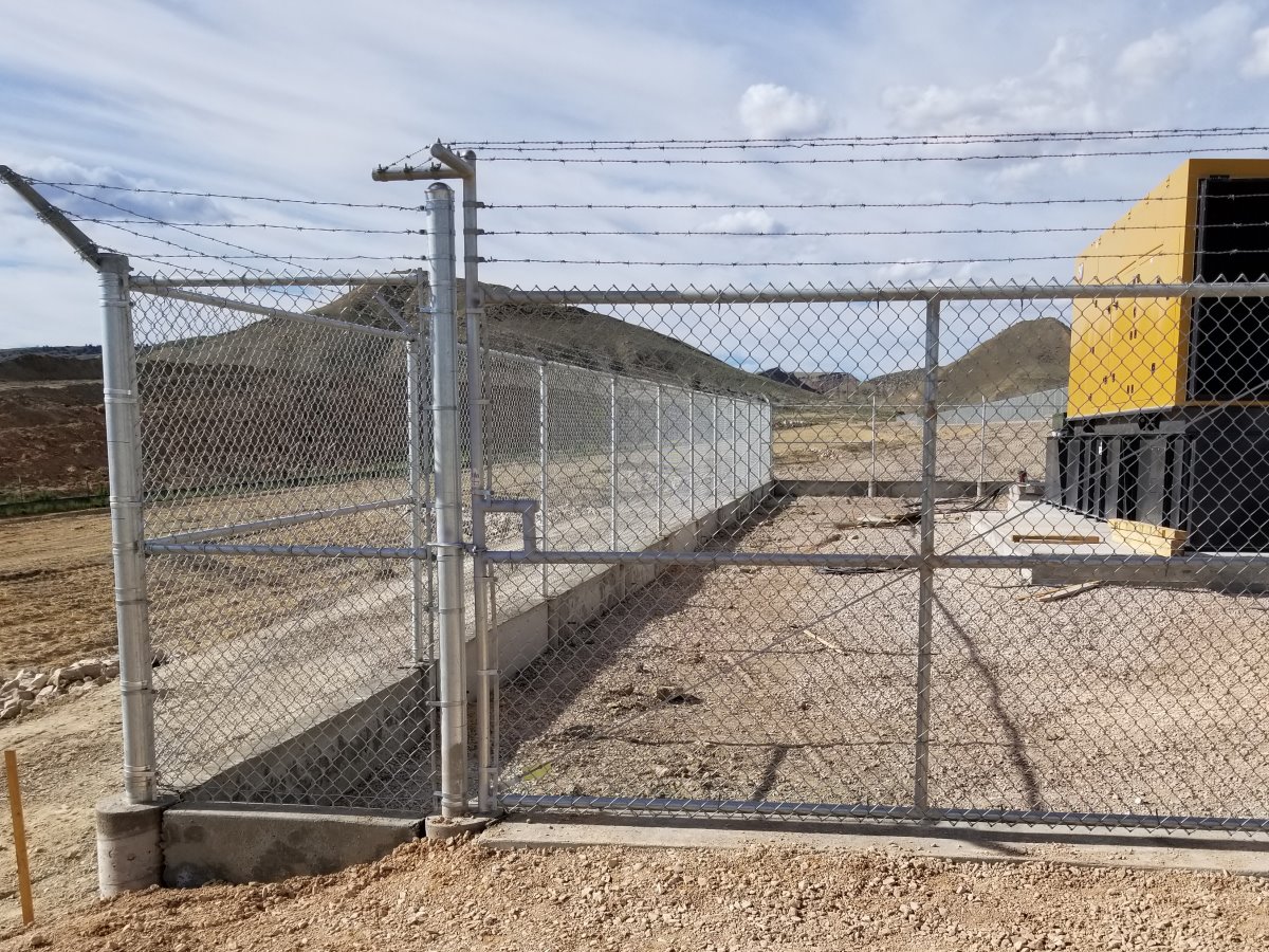 Wyoming Industrial Fence Project