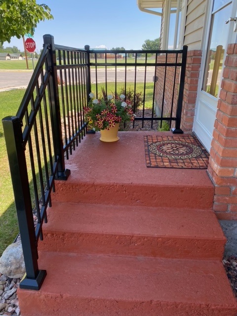  Steel Railing installed by SWi Fence 