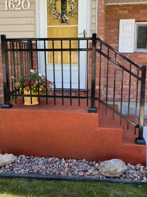  Steel Railing installed by SWi Fence 