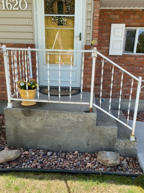 Old Steel Railing for home