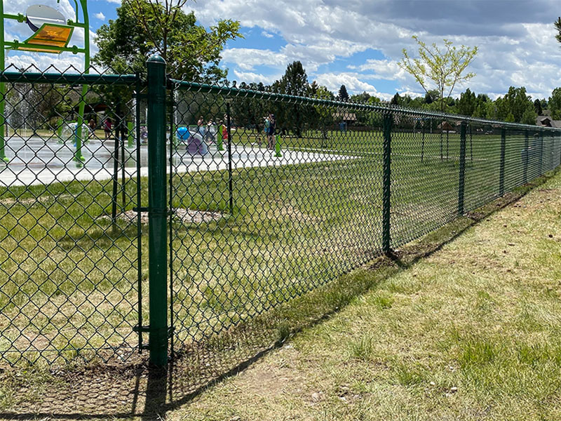 chain link fence Teton County Wyoming