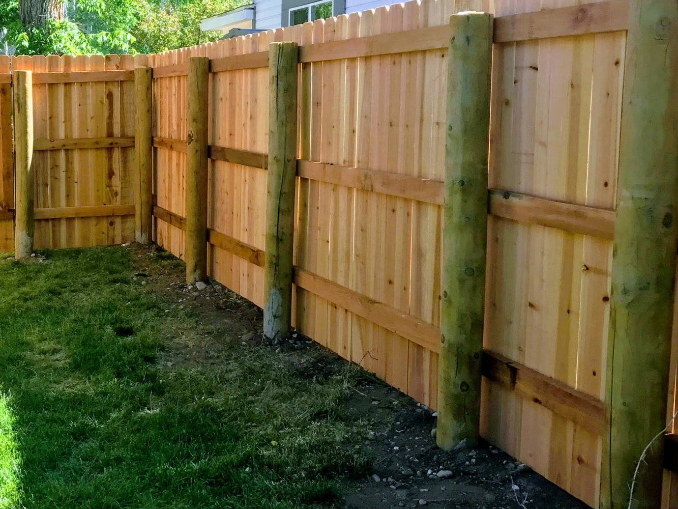 wood fence Afton Wyoming