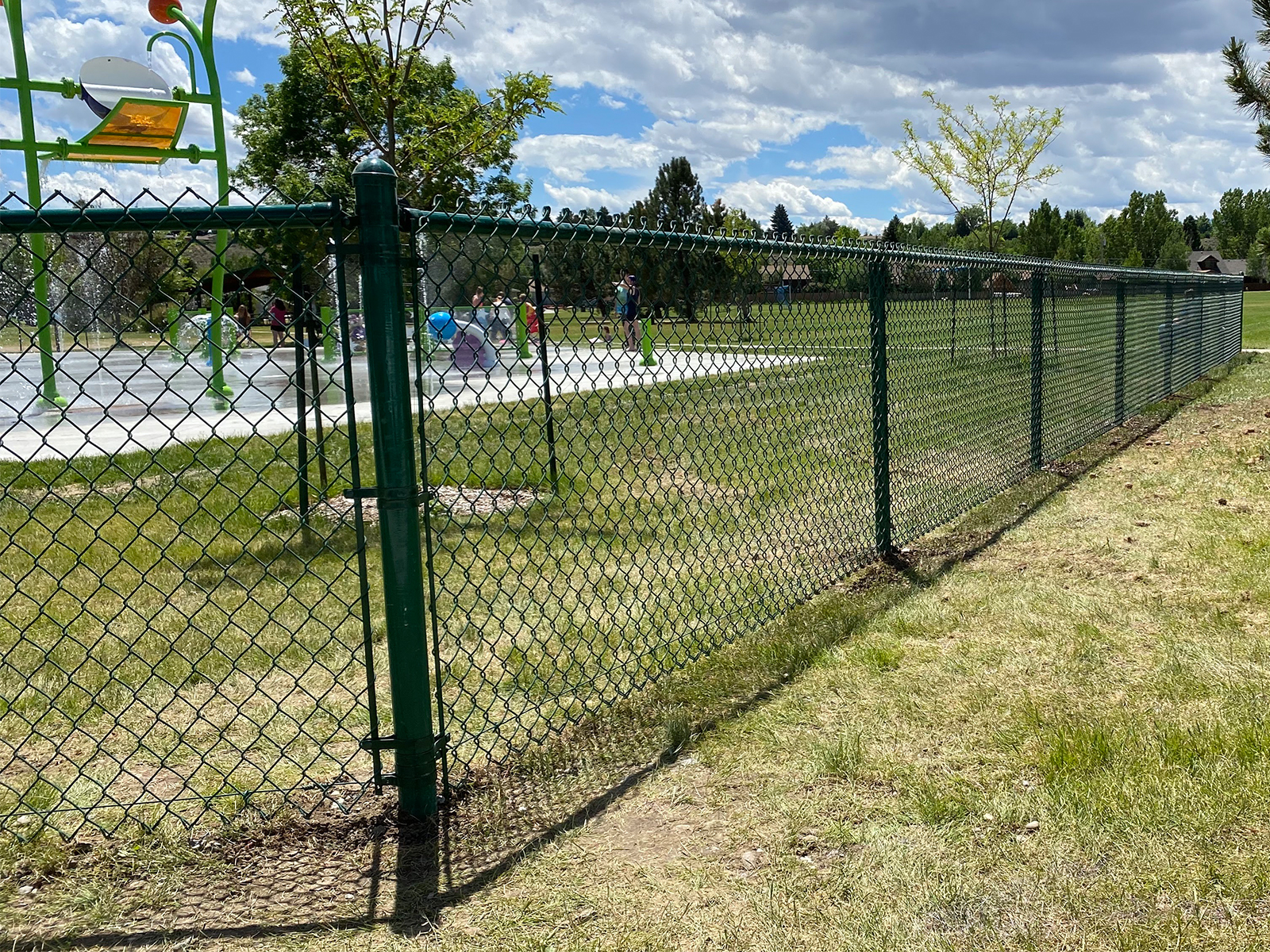 chain link fence Fort Washakie Wyoming