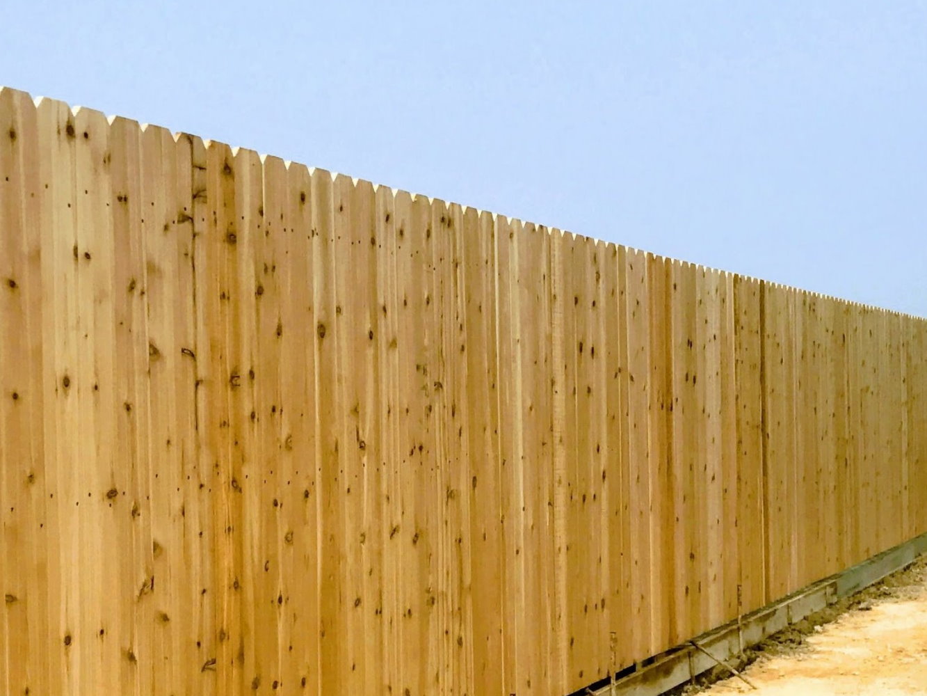 McNutt Wyoming wood privacy fencing