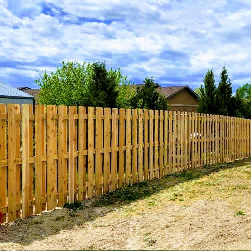 wood fence Worland Wyoming